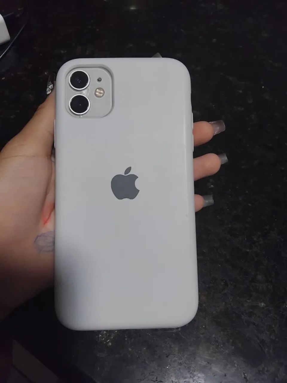iPhone 11 128GB Branco Conservado, 128GB e Bateria Nova! - Foto 3