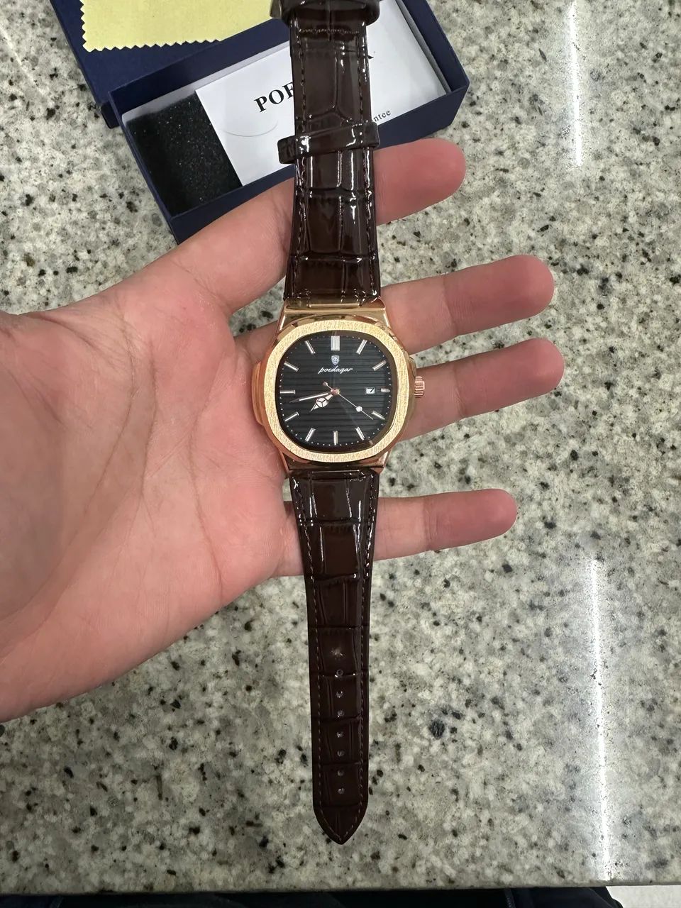 Relógio Poedagar Dourado - Foto 2