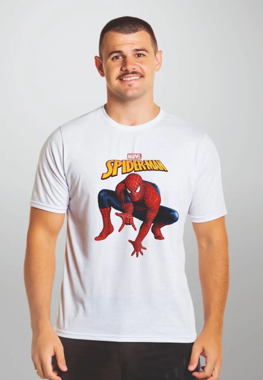 Camisa Branca Homem Aranha 2026 - Foto 3
