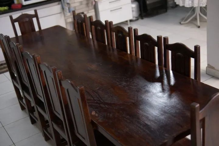 Mesa de 12 lugares ( Angelim Pedra )