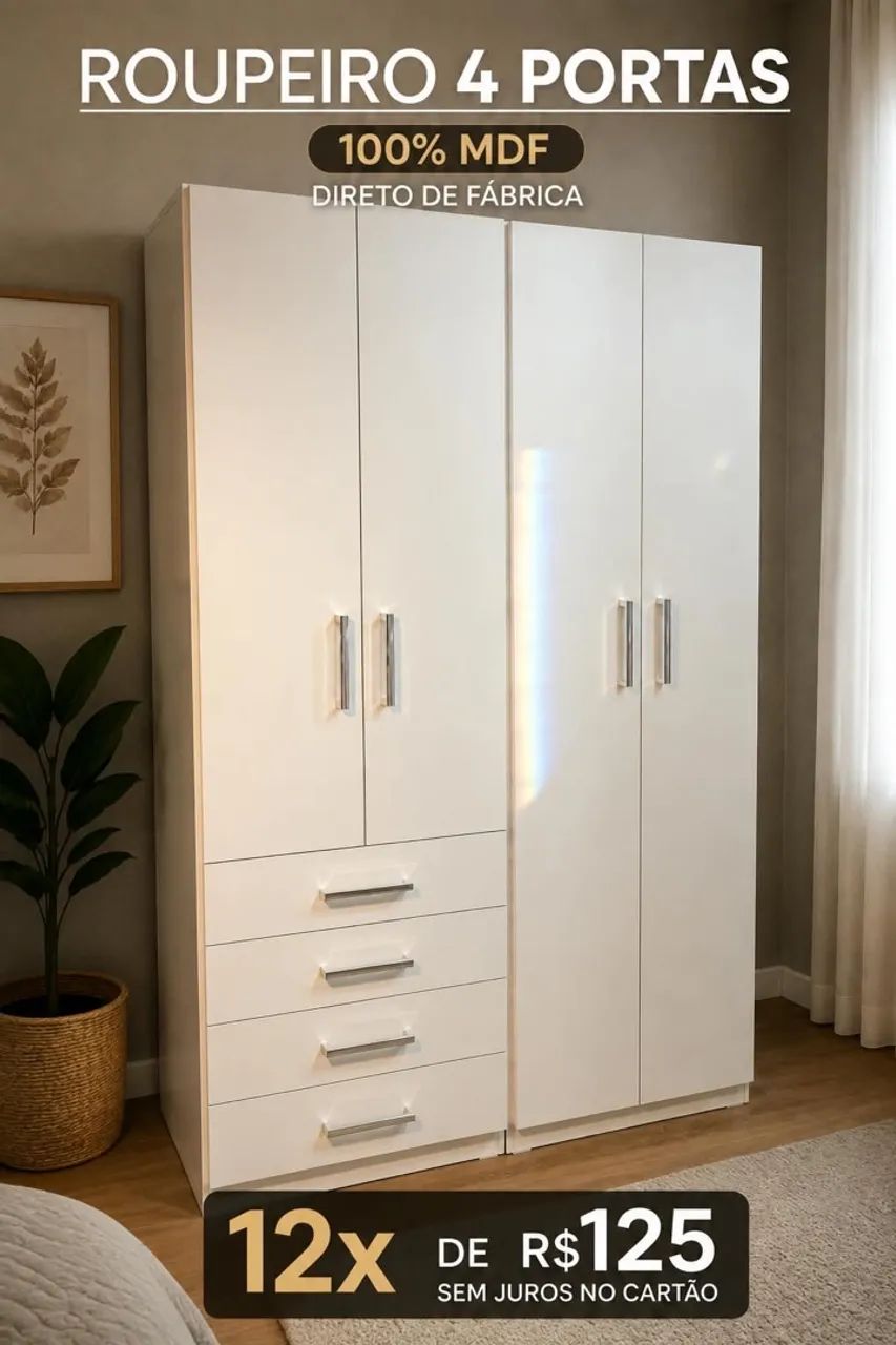 Roupeiro modulado 