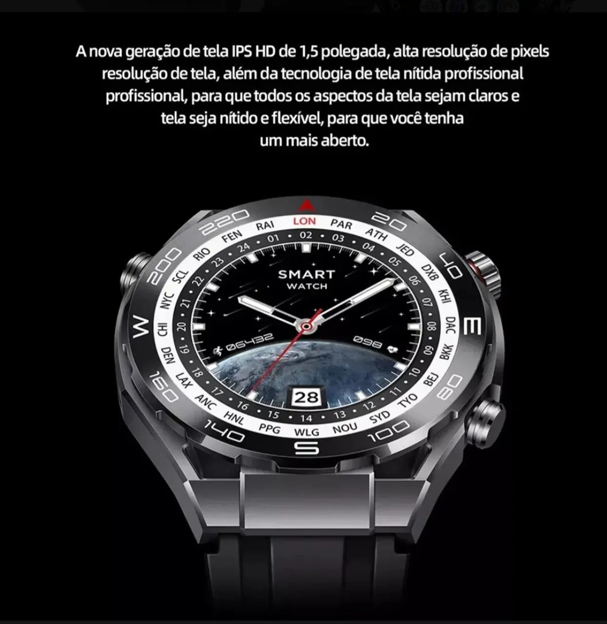 Smartwatch X5 Pro Max + brindes - Foto 5