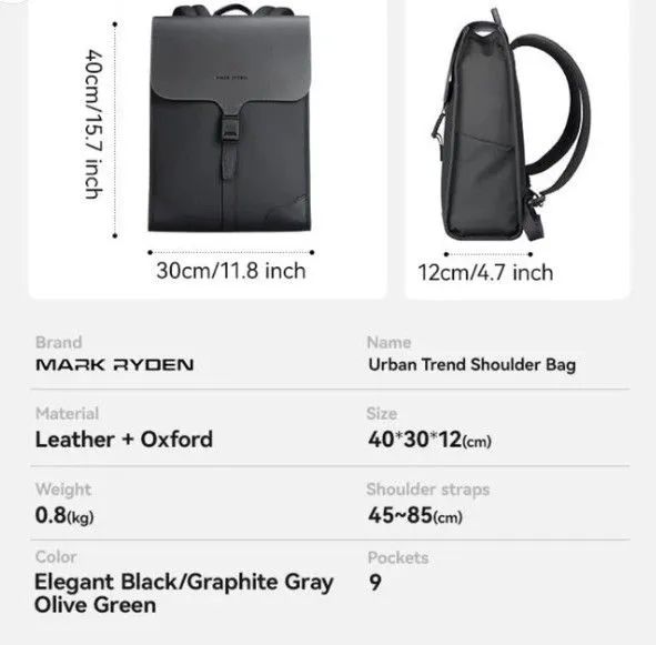 Mochila MARK RYDEN Executiva MUKE I - MR1611 - Foto 4
