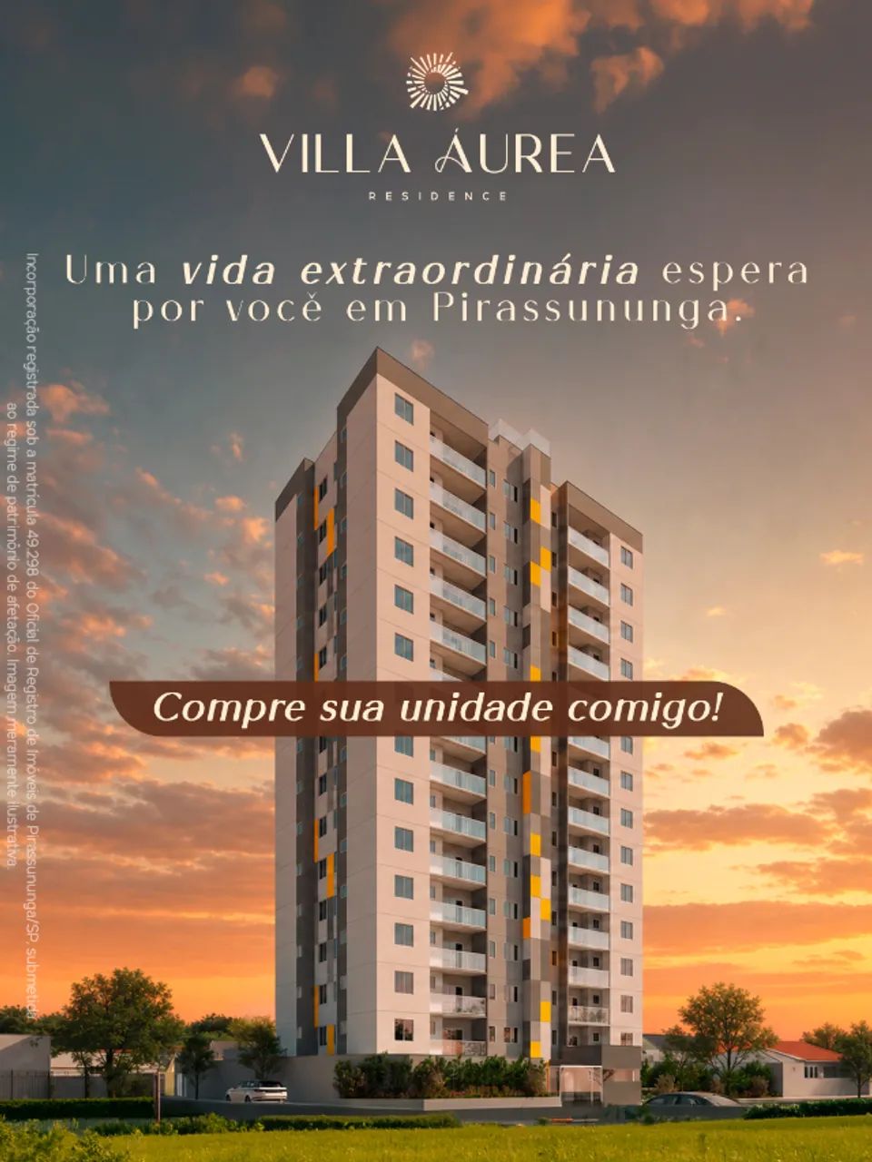  Lançamento VILLA ÁUREA RESIDENCE PIRASSUNUNGA-SP - Foto 3