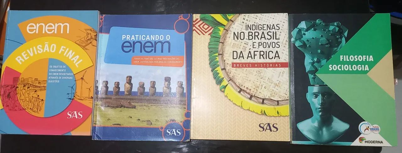 Livros pré vestibular FB - Foto 4