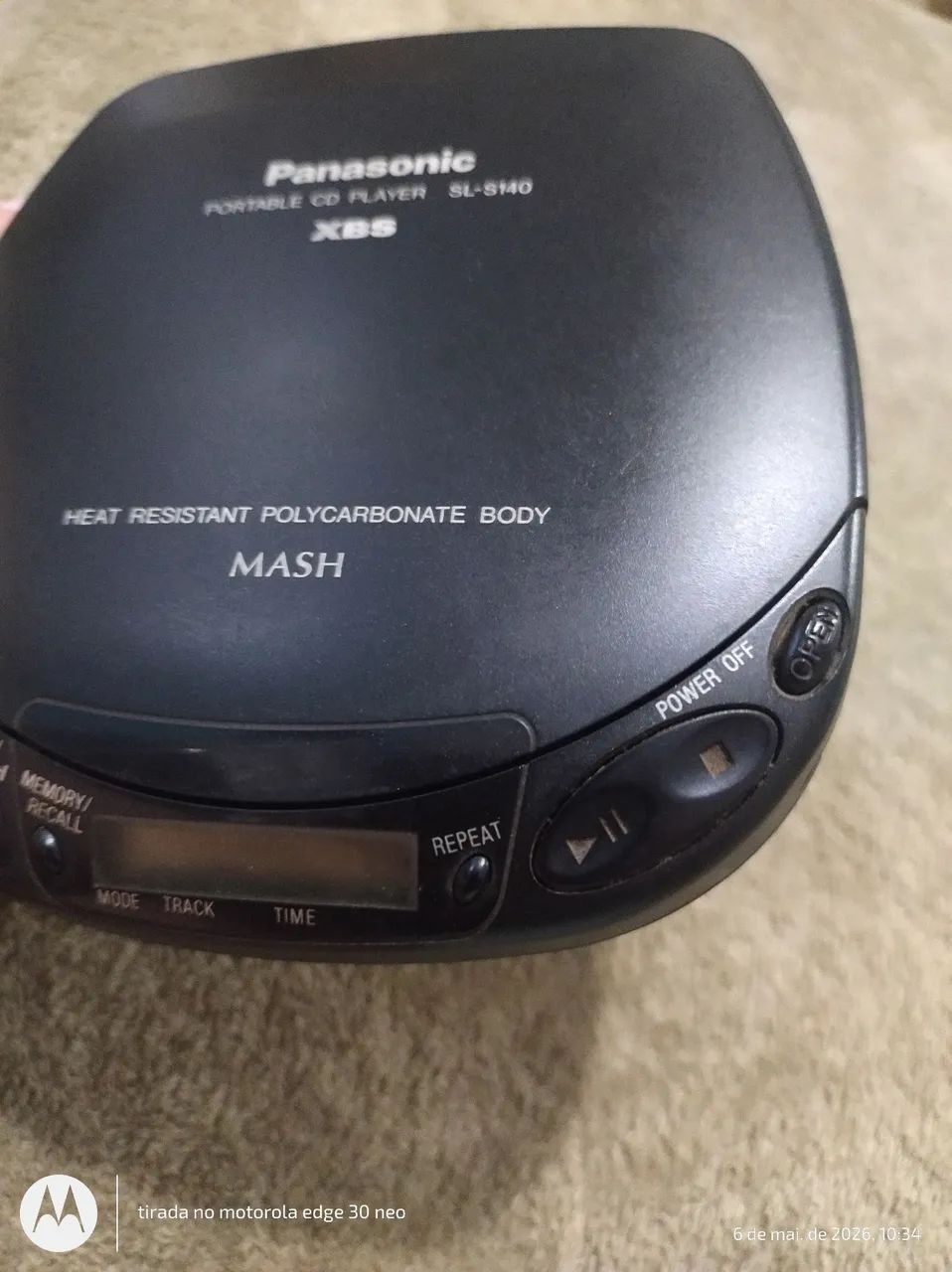 Discman Panasonic funcionando perfeitamente  - Foto 5