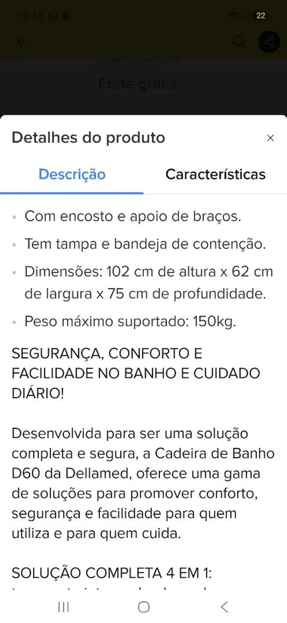 Cadeira de banho - Foto 4
