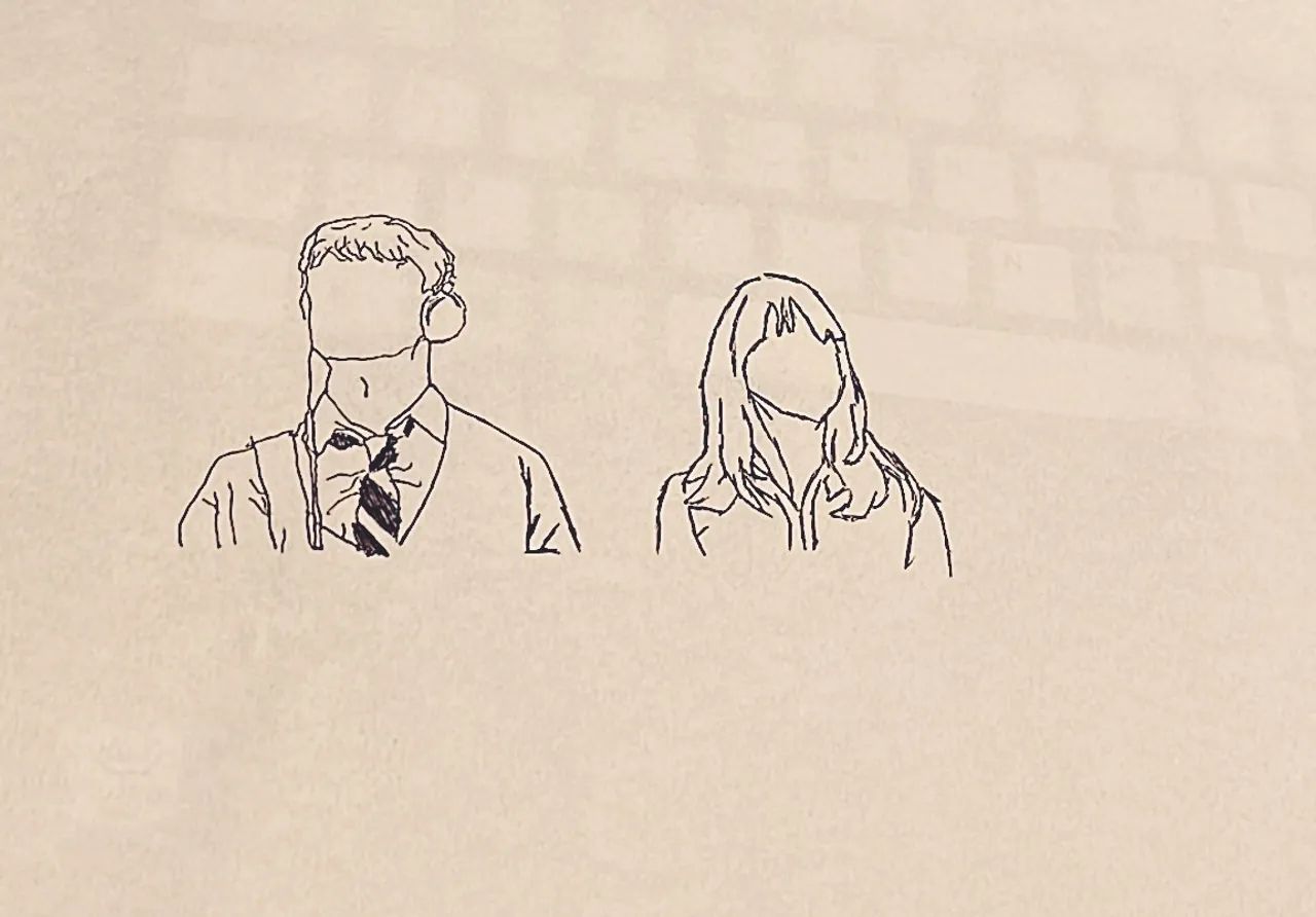 Desenho 500 dias com ela 
