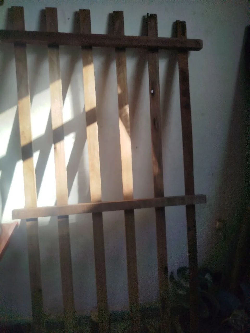 Cama de solteiro sucupira completa com colchão  - Foto 5