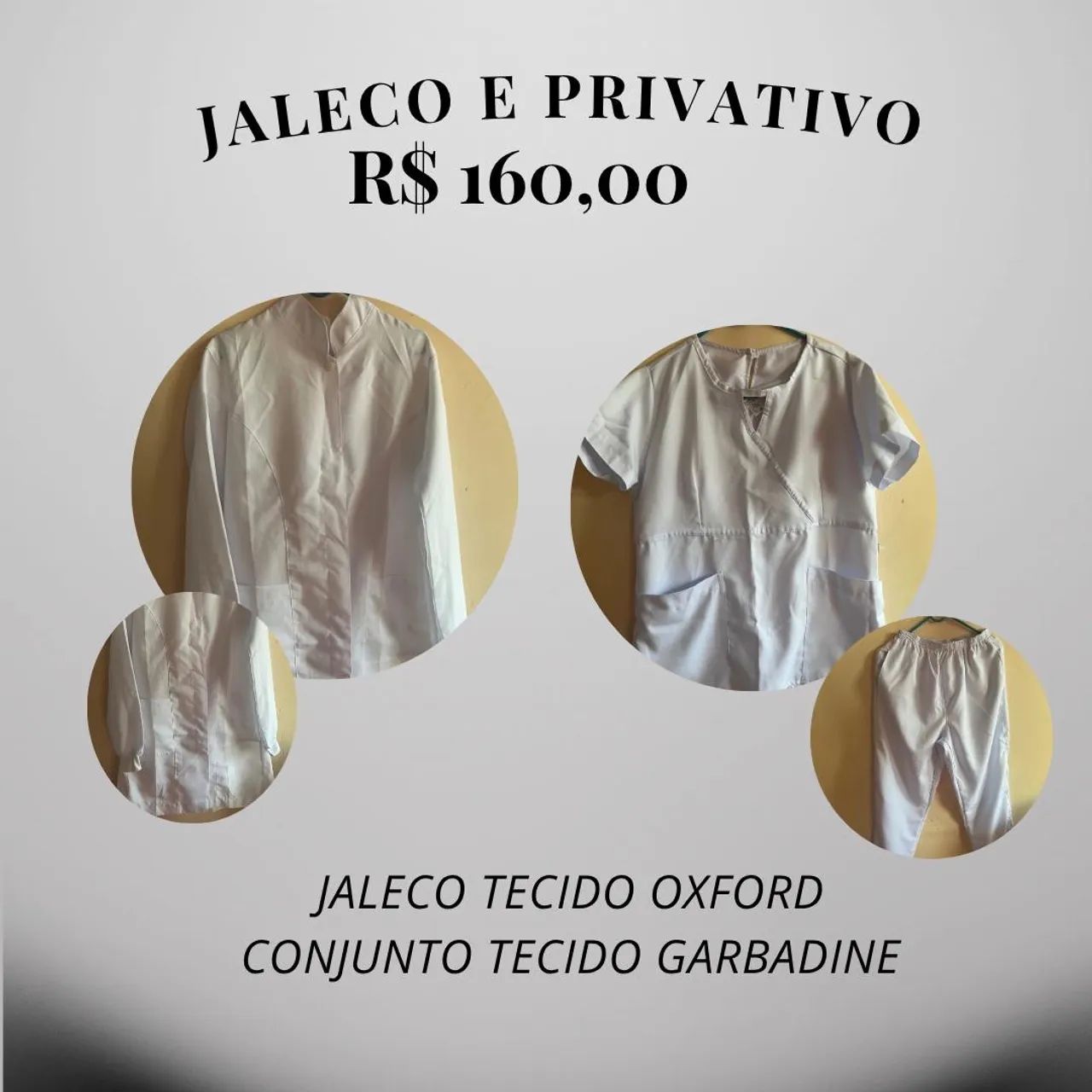 Jaleco e Privativo