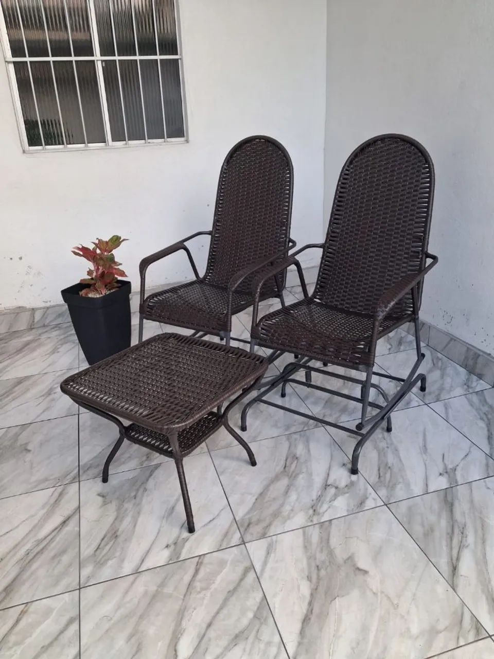 Cadeira de balanço com molas 