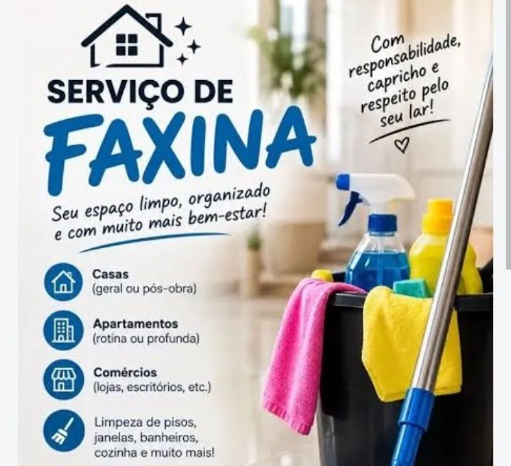 Faxinas,e limpe