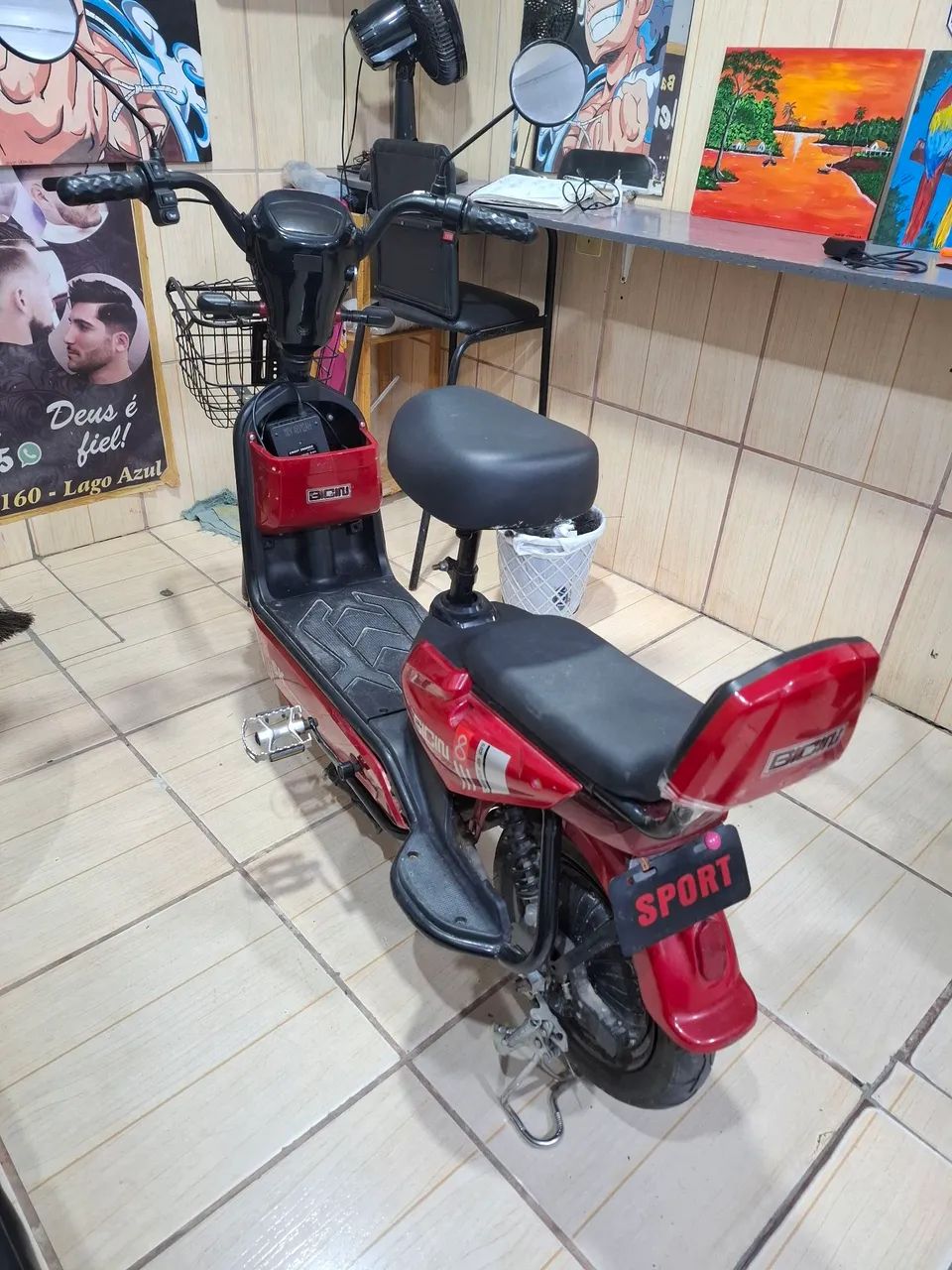 bicicleta eletrica com defeito na bateria não pega carga - Foto 3