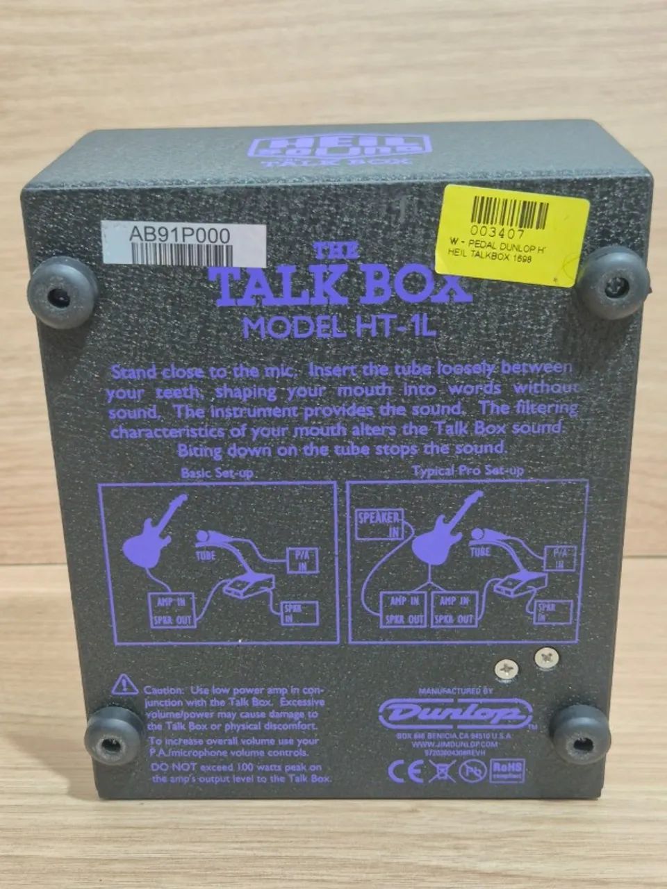 Pedal Dunlop Heil Sound HT-1 Talk Box - Instrumentos musicais