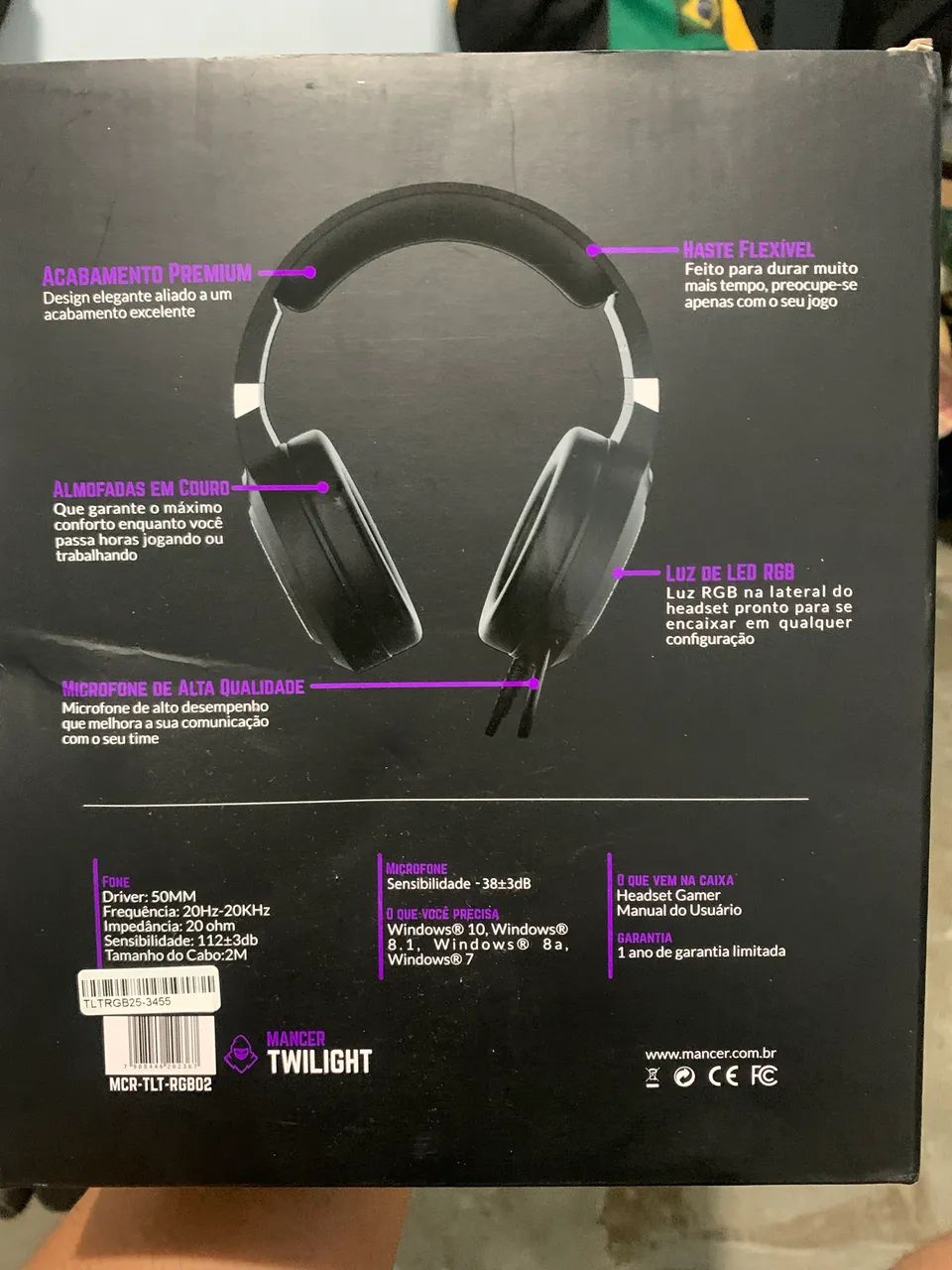 Headset Gamer da Mancer  TWILIGTH - Foto 2