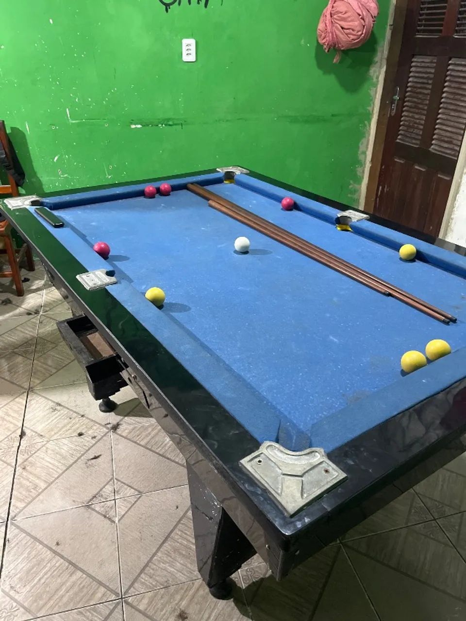 MESA DE SINUCA SEMINOVA