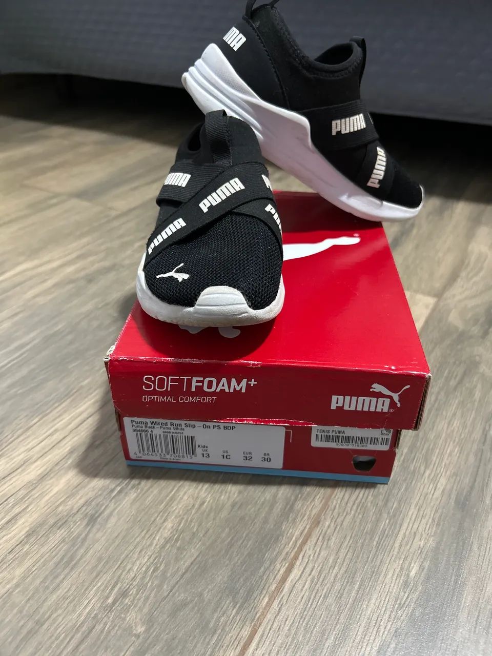 Tênis infantil Puma wired Run Slip