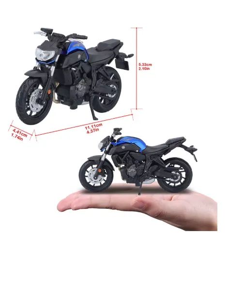 ? YAMAHA MT-07 2018 | MINIATURA MAISTO 1:18 - Foto 2