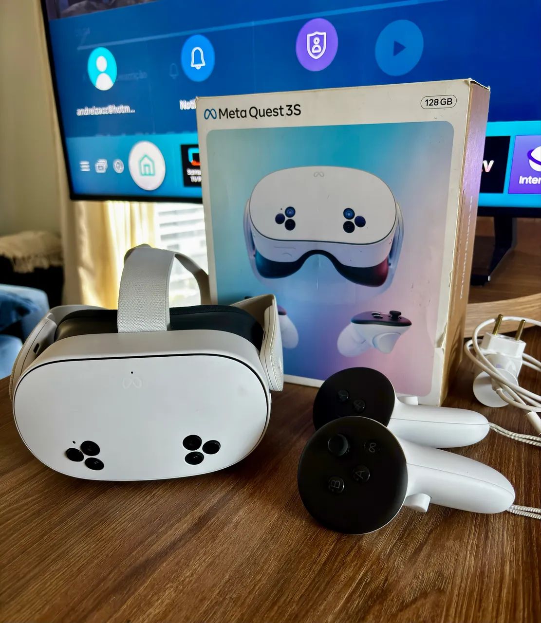 META QUEST 3s VR - Peças e Acessórios de Vídeo Game - Setor Oeste META QUEST 3s VR - Peças e Acessórios de Vídeo Game - Setor Oeste