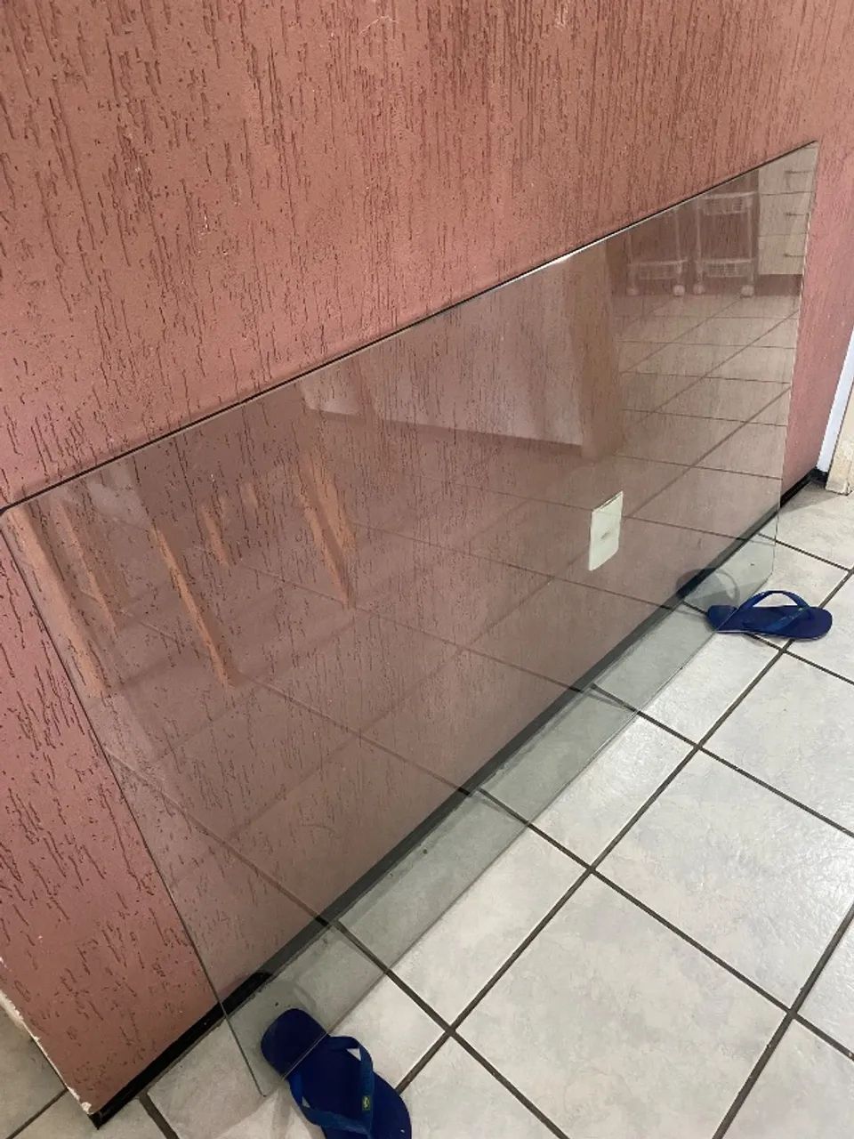 Vidro de mesa 130x80 8mm