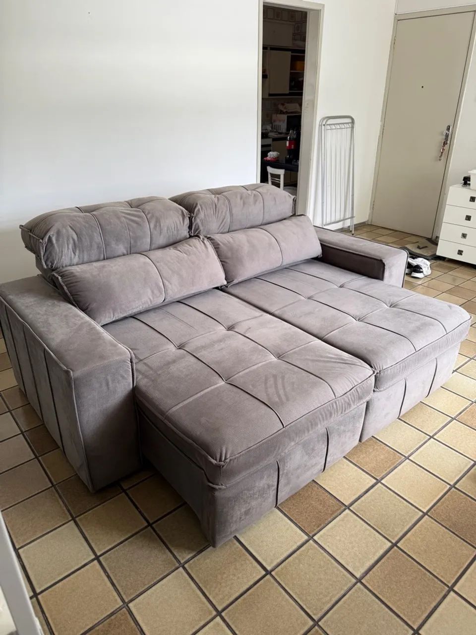 Sofá cama de 3 lugares. Zero. Em Recife  - Foto 4