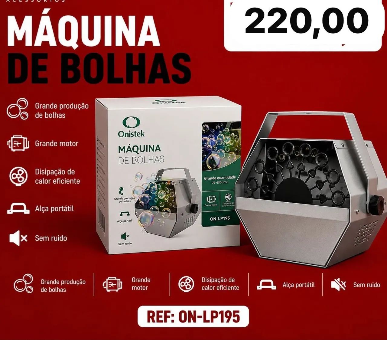 Máquina de bolhas 