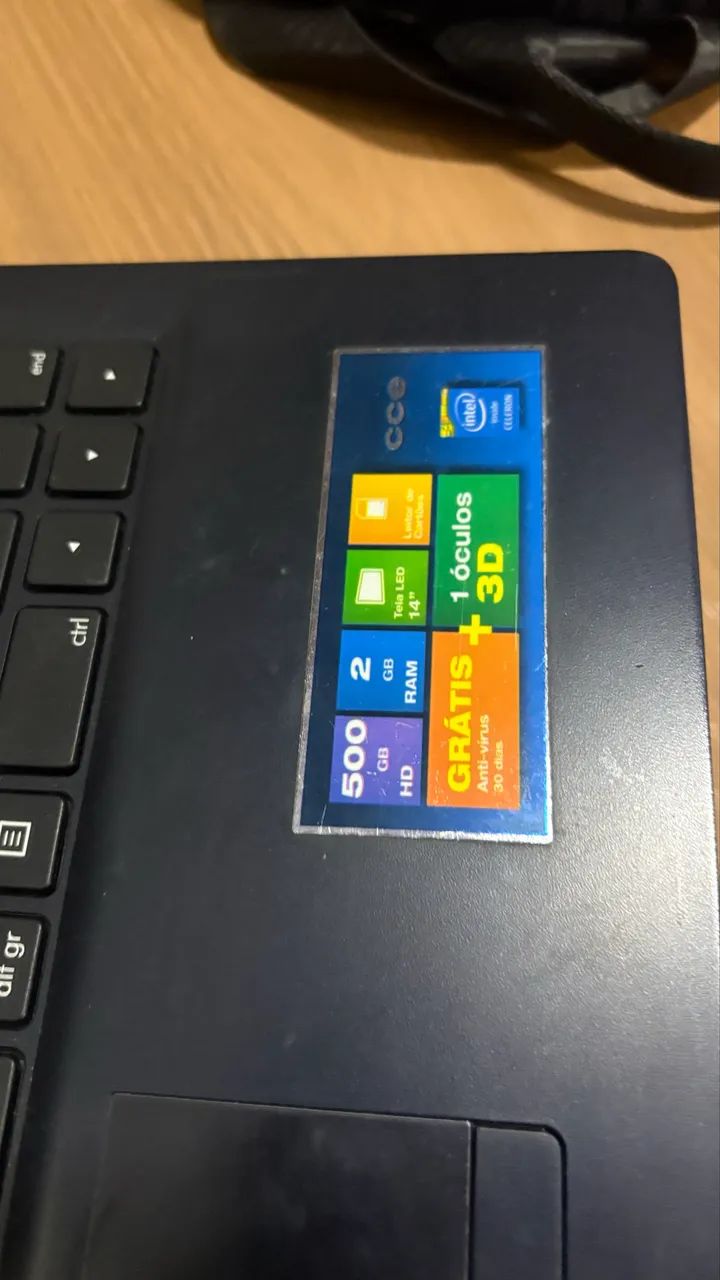 Notebook CCE 14? Intel Celeron | 2GB RAM | HD 500GB | Windows 10 - Foto 2
