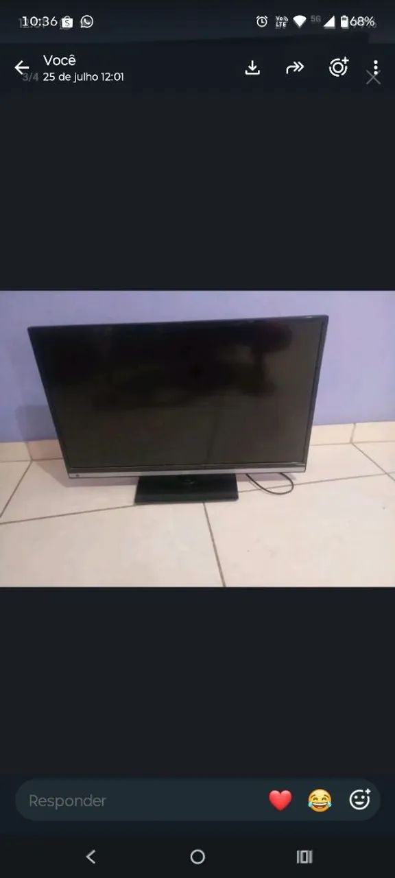 Tv 32 sem smart - Foto 3
