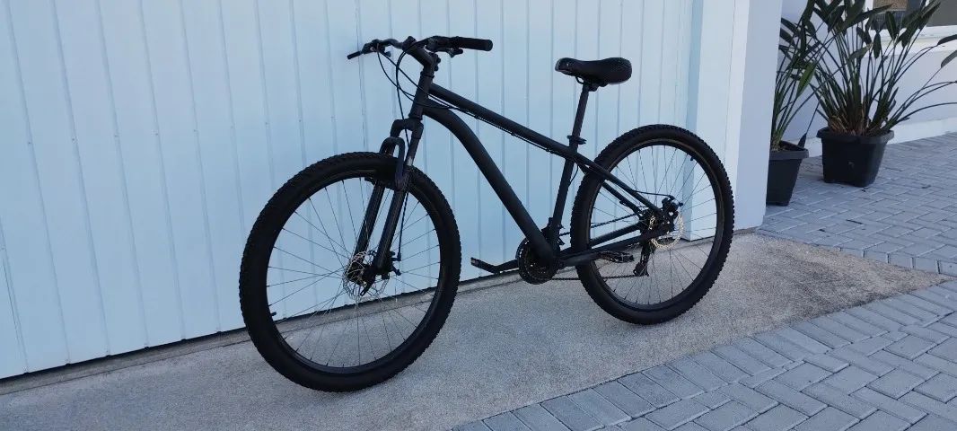 Bicicleta Caloi Aro 29 Freios a Disco e 27 Marchas + Suporte de Parede Novo - Foto 5