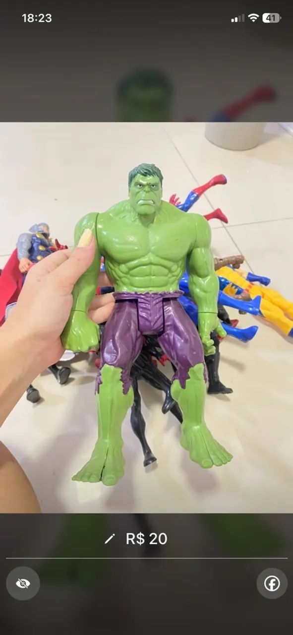Bonecos super heróis 