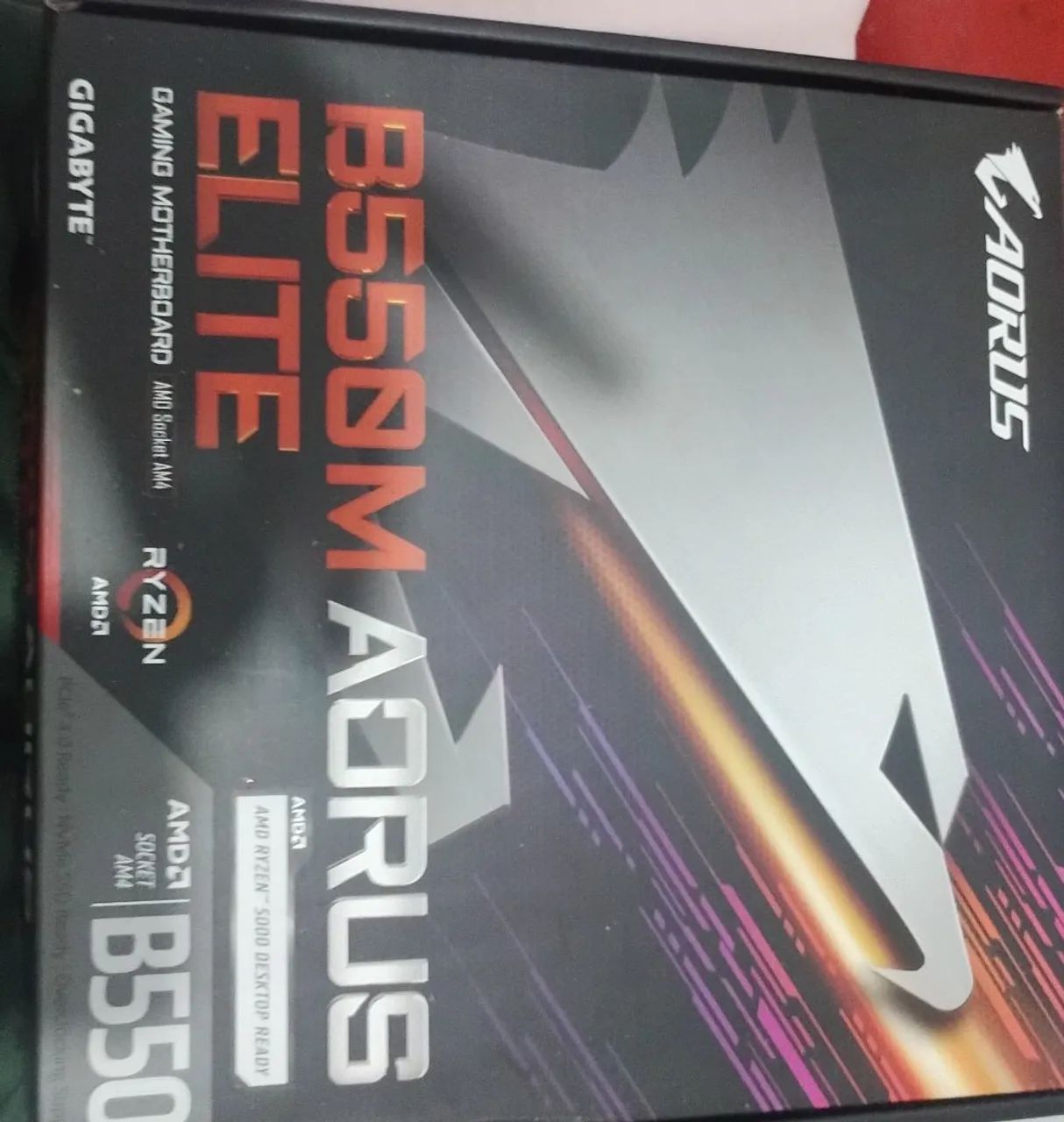 Placa mãe Aorus elite b550 - Foto 2
