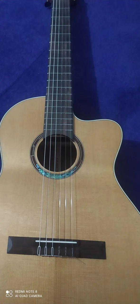 Violão Eletroacústico Strinberg Diamond Dc3sc Rt N Clássico. - Foto 5