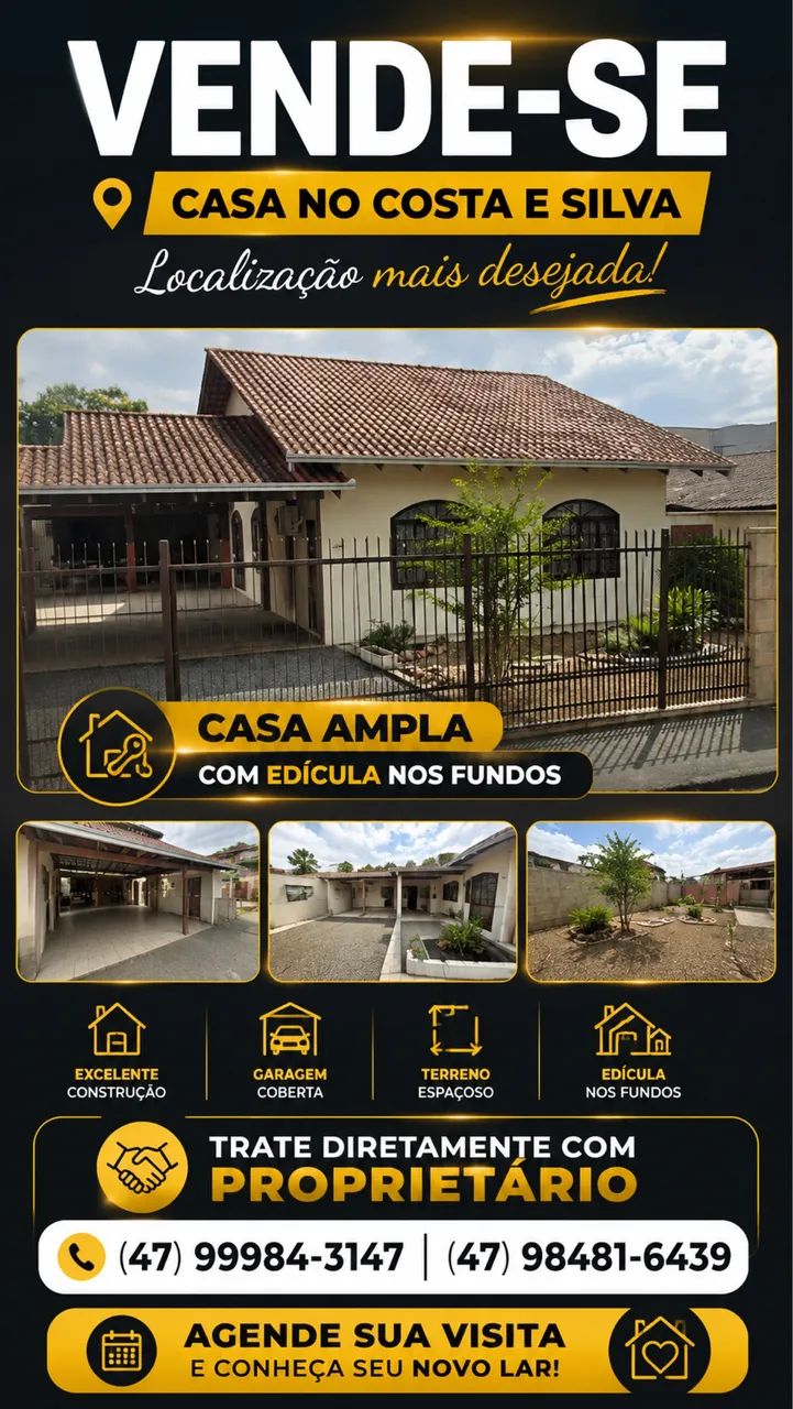 Oportunidade imperdível casa Costa e Silva 