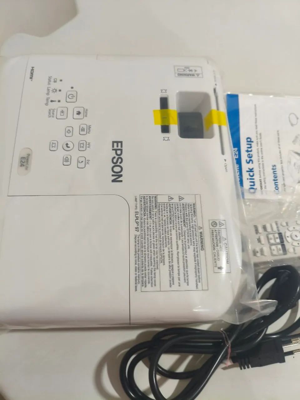 Projetor Epson novo com NF  - Foto 3
