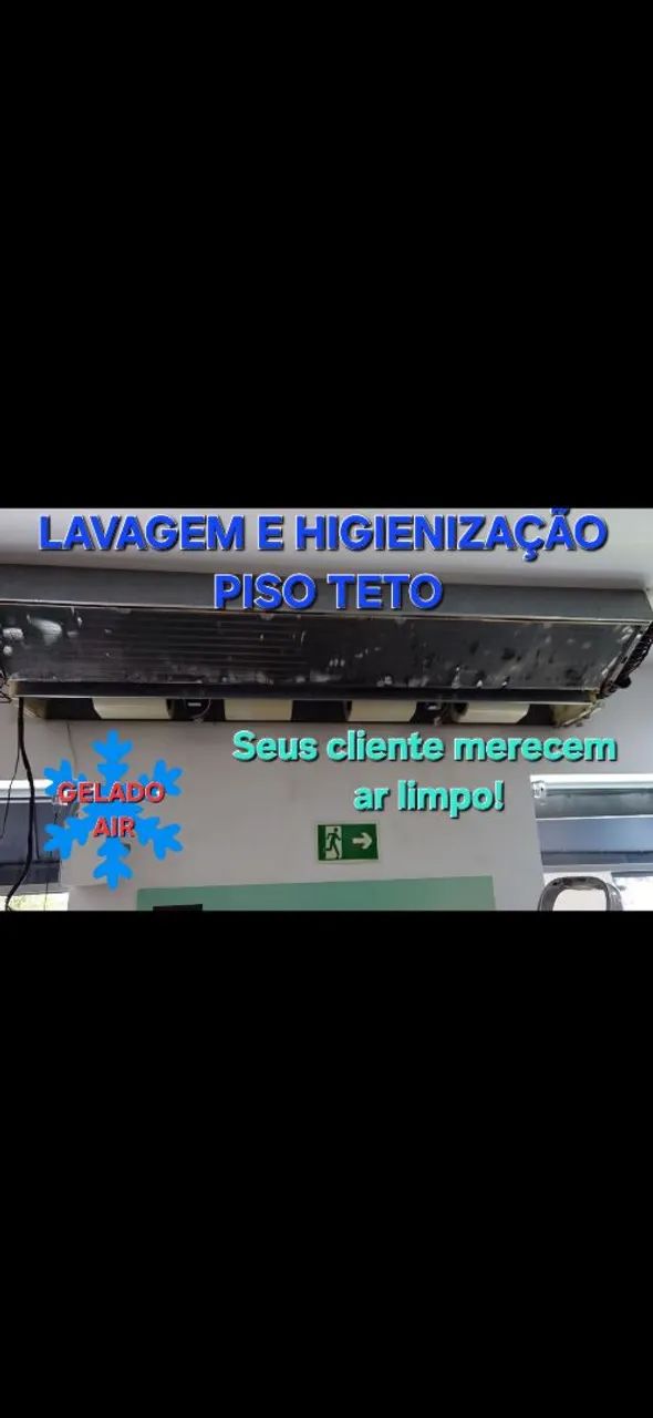 Piso Teto com Lavagem / Higienização 