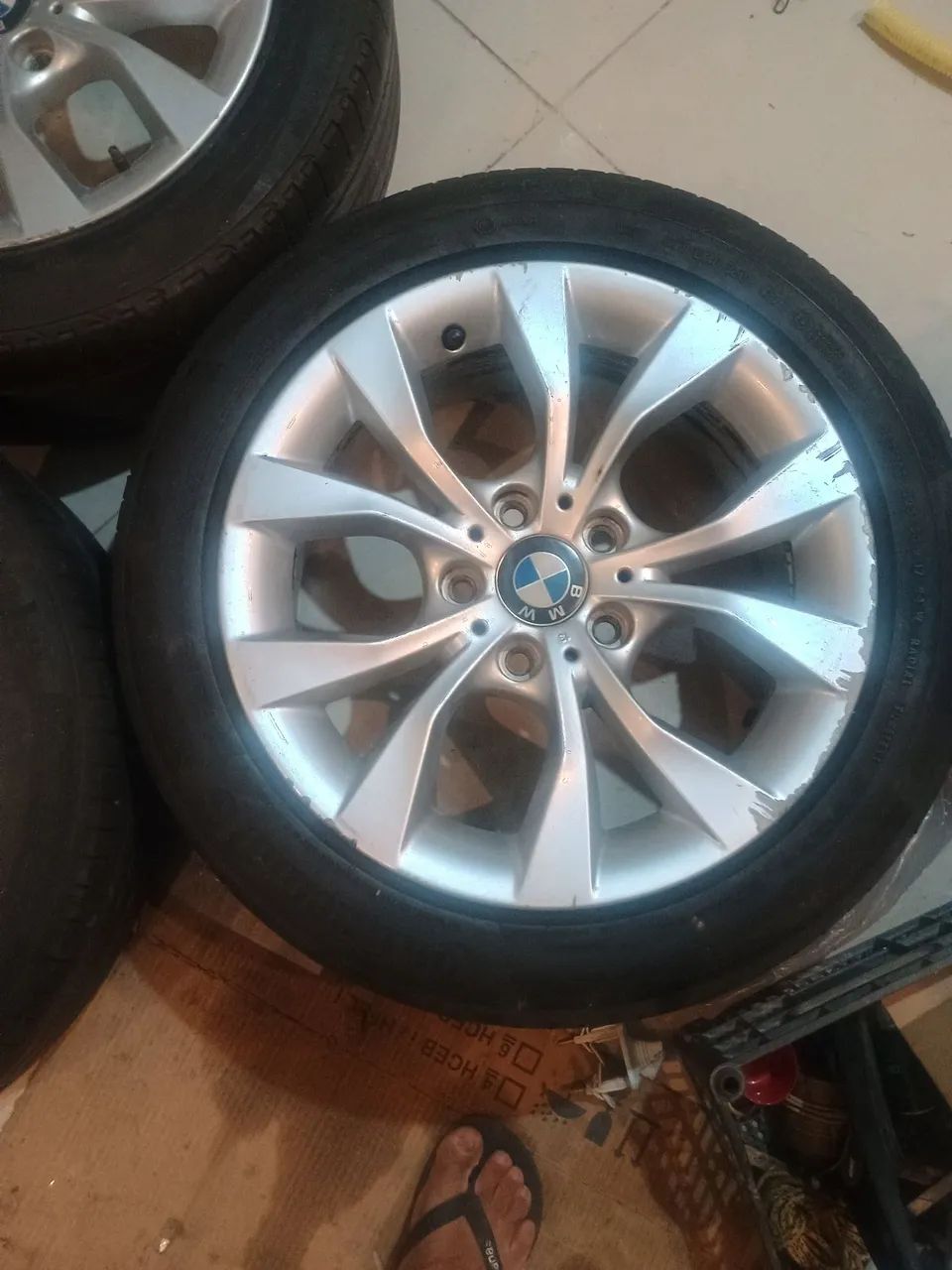 Roda da BMW original aro 17 - Foto 5
