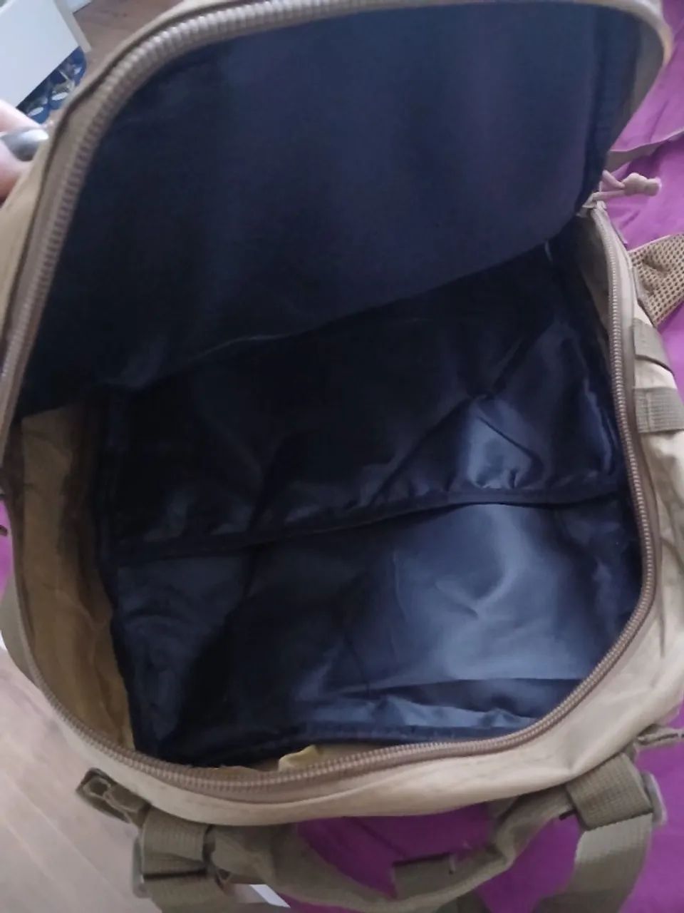 Mochila tática Cáqui 50lts - Foto 2