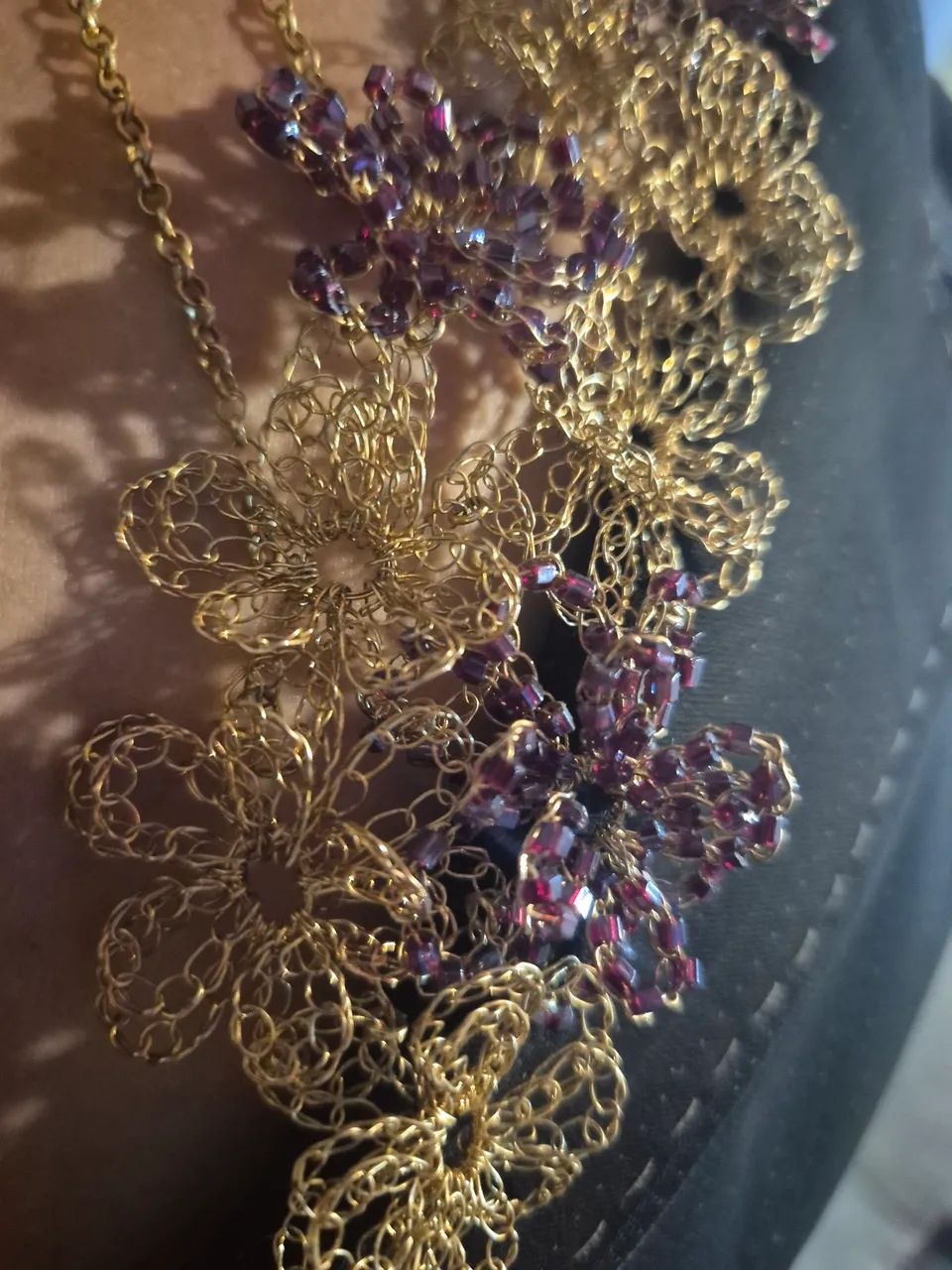 Colar 18k com miçangas - Foto 2