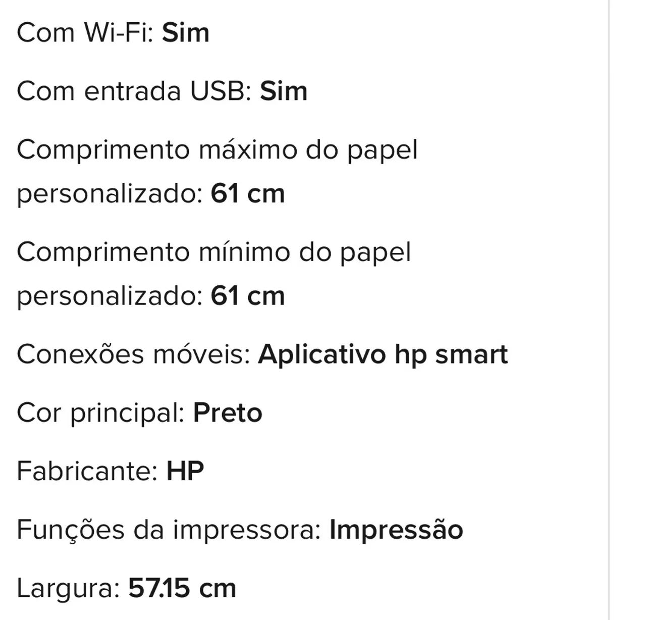 Plotter HP designjet T250 - Foto 5