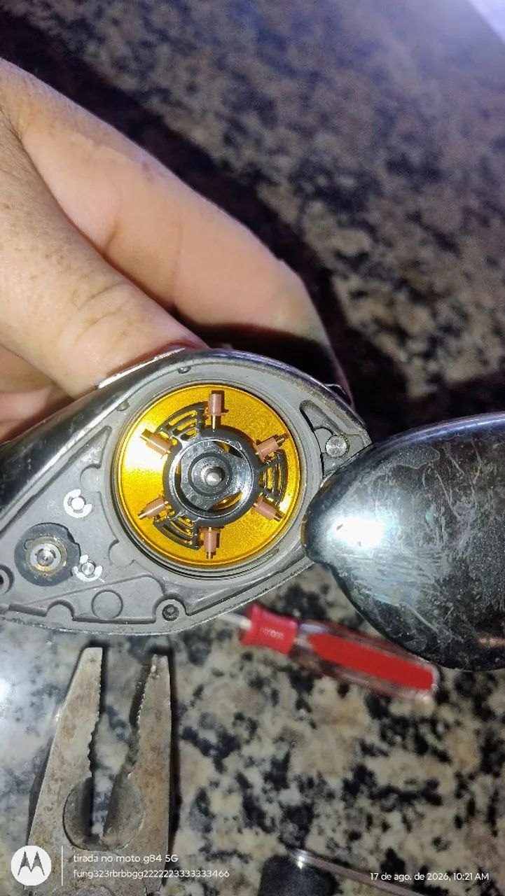 carretilha Shimano Japan original para retirada de peças - Foto 5