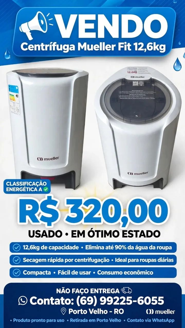 Centrífuga Mueller de 12.6 kg