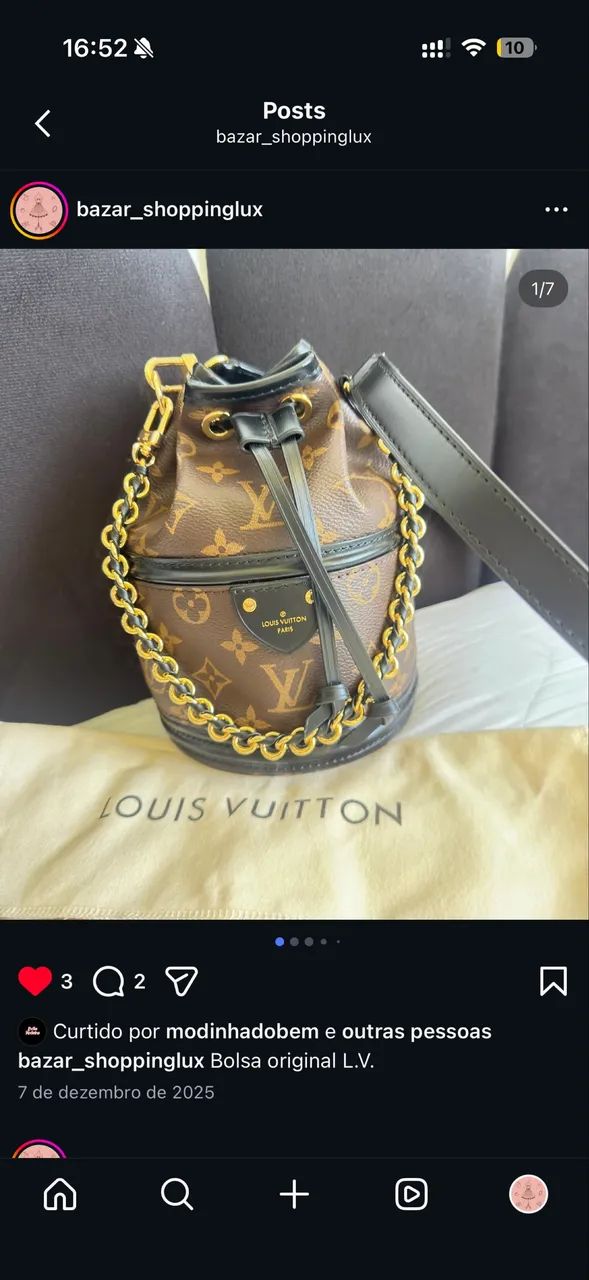 Bolsa louis vuitton nova 1.700