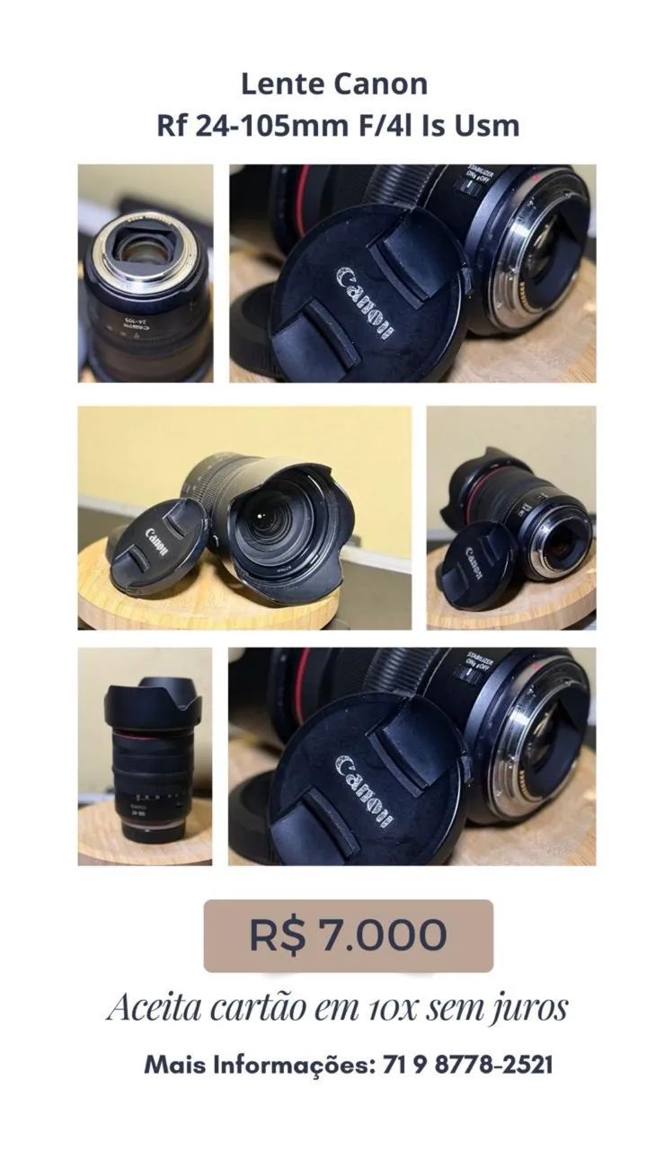 lente rf 24-105mm f/4 l is usm - Foto 4