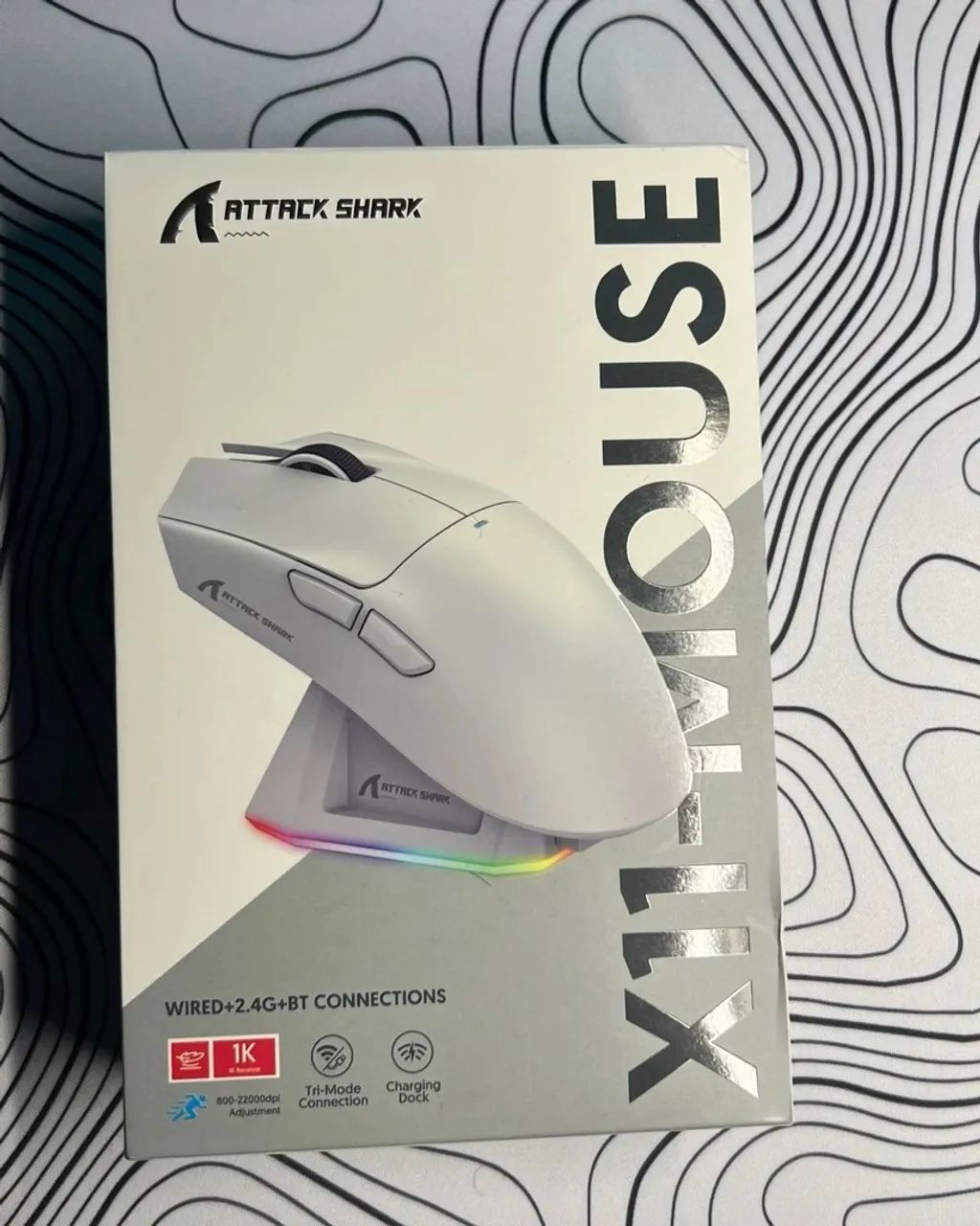 Mouse Attack Shark X11 Branco