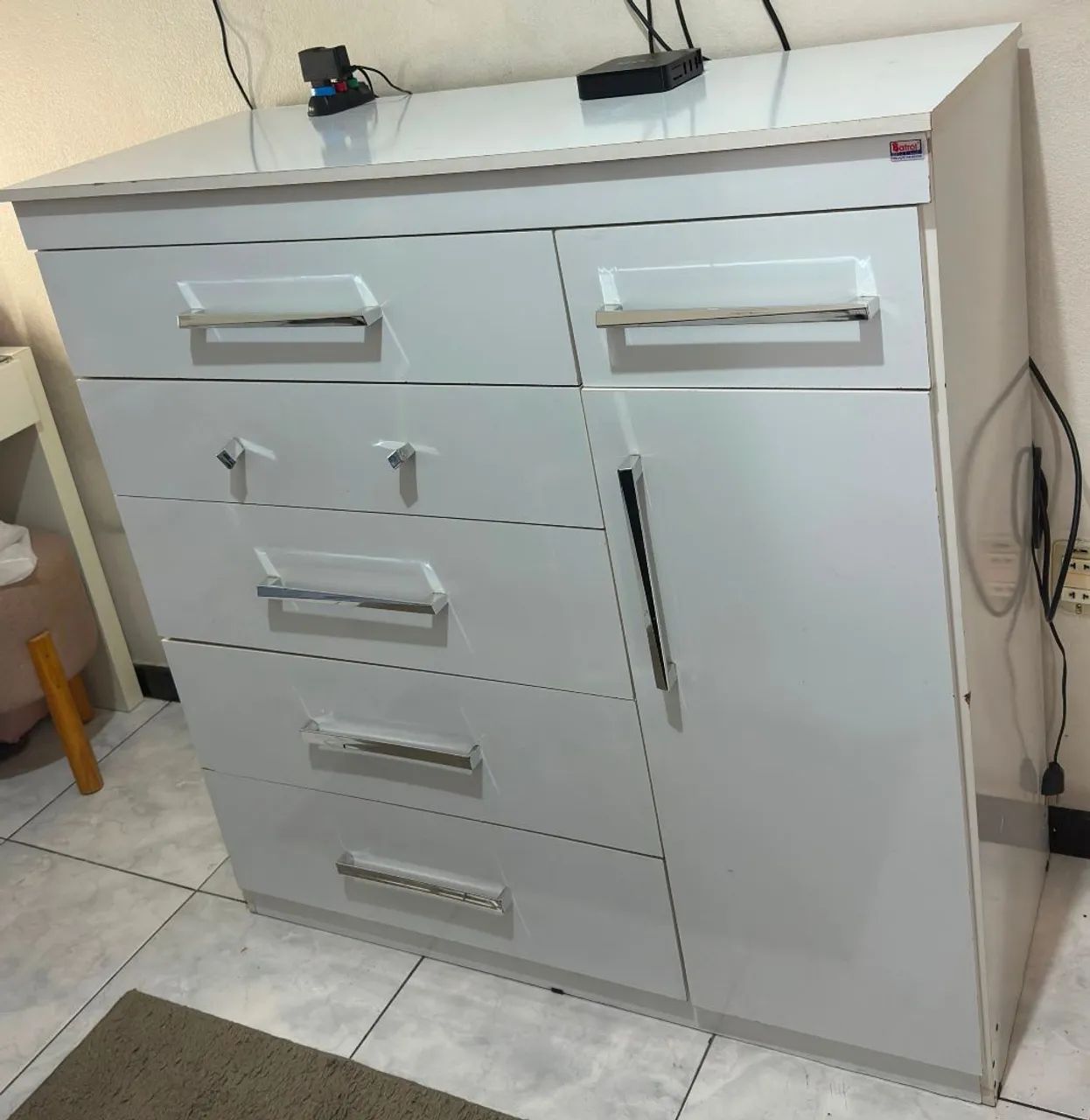 Cômoda gaveteiro MDF
