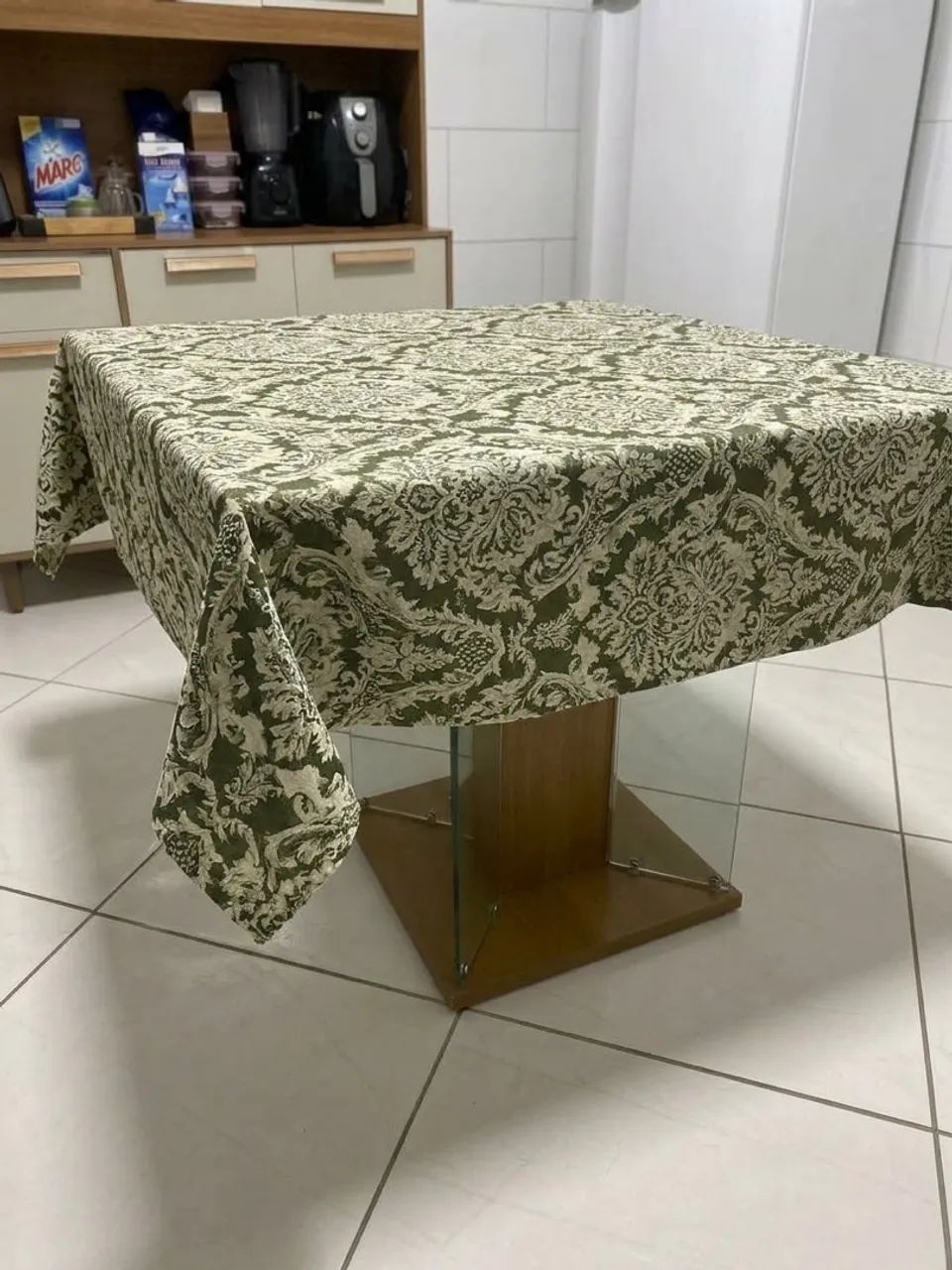 Mesa de Jantar Mesa Tampo de Vidro - Foto 4