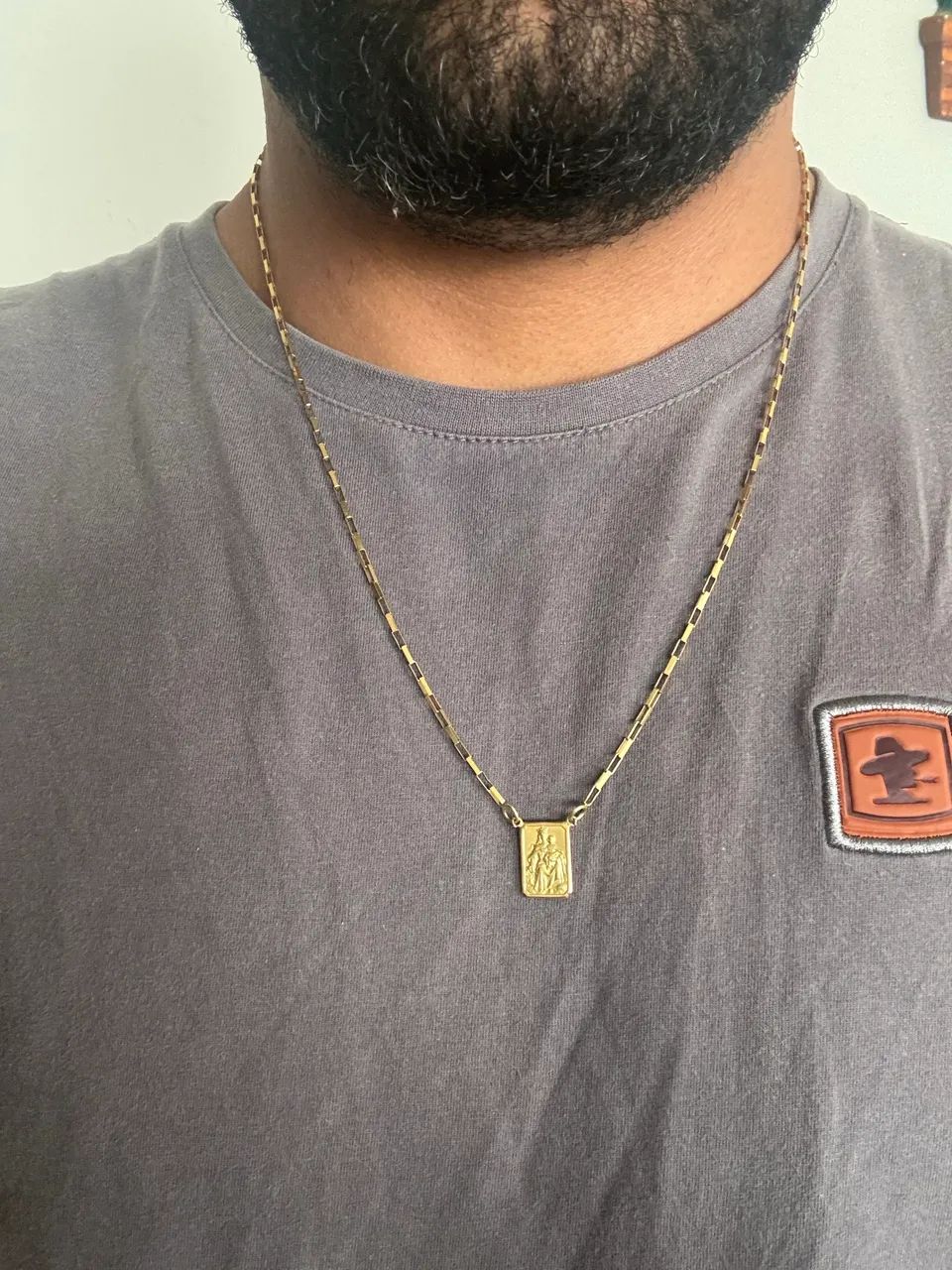Escapulário ouro 18k