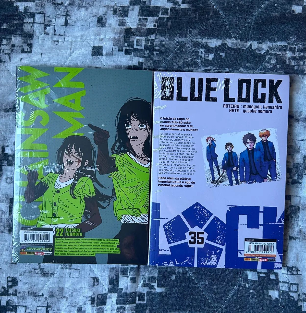 Blue Lock vol 35+ Chainsawman vol 22 LACRADOS - Livros e revistas