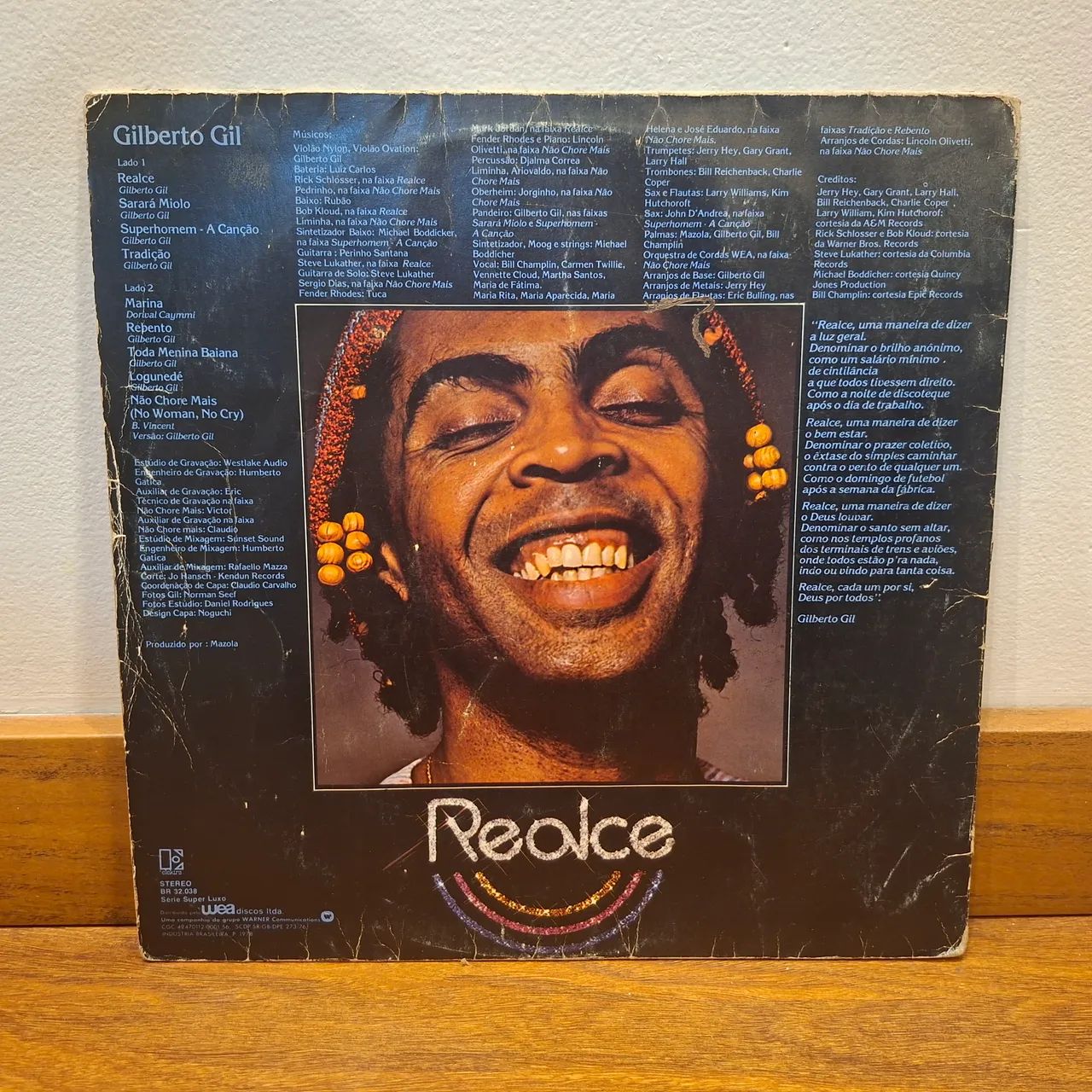 LP Realce / Gilberto Gil (1978) - Foto 3