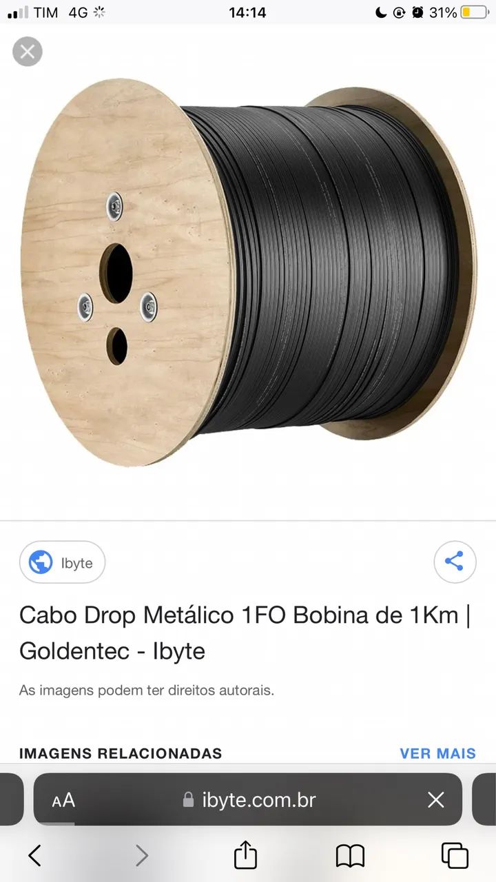 Fibra óptica Drop 
